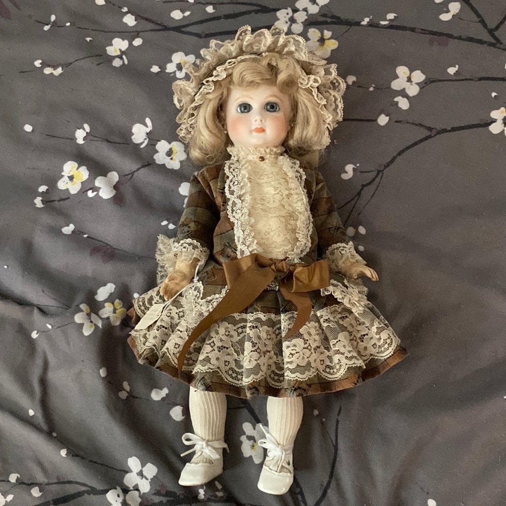 Porcelain vintage doll
